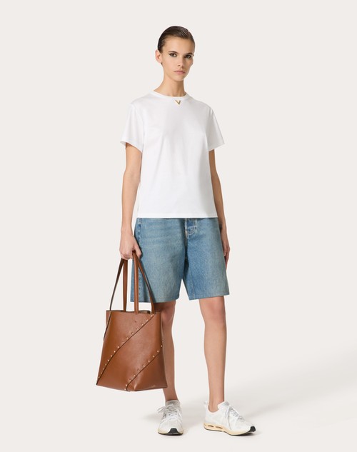 Red Valentino T-SHIRT IN COTTON JERSEY Fino al 60% di sconto