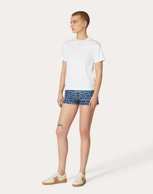 Red Valentino T-SHIRT IN JERSEY COTTON Sostegno trimestrale