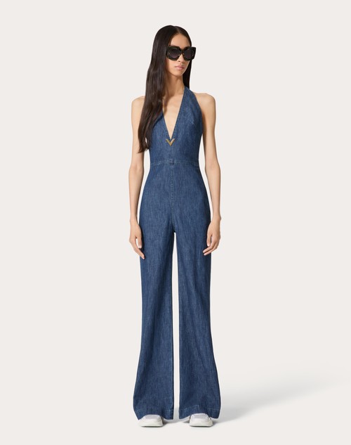 Red Valentino TUTA IN CHAMBRAY DENIM Officina