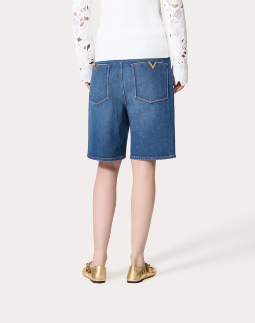 Red Valentino BERMUDA IN DENIM Duty-free