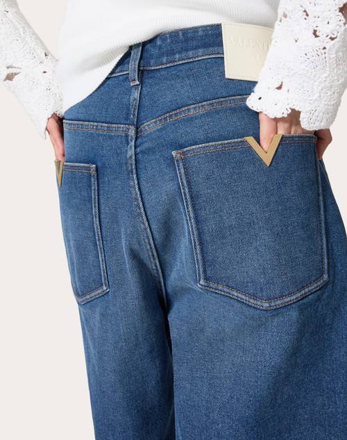 Red Valentino BERMUDA IN DENIM Duty-free