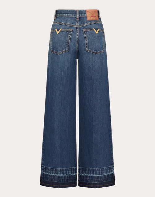 Red Valentino JEANS IN BLUE WASHED DENIM 50% di sconto per tempo limitato