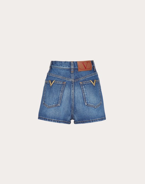 Red Valentino SHORTS IN DENIM Italy