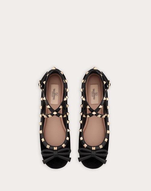 Red Valentino BALLERINA ROCKSTUD IN VELLUTO Affare Del Giorno