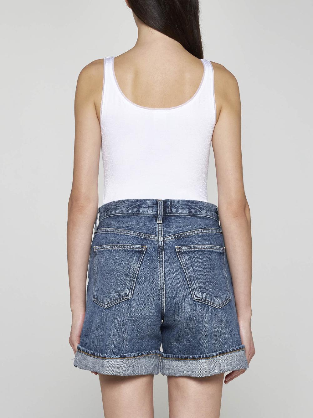 AGOLDE Shorts Dame in denim Moda