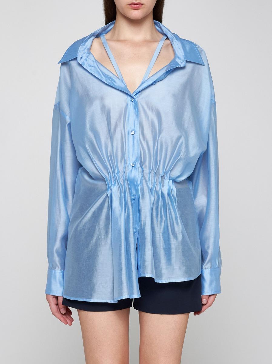 BLANCA VITA Camicia Caesalpina misto lyocell Sottocosto