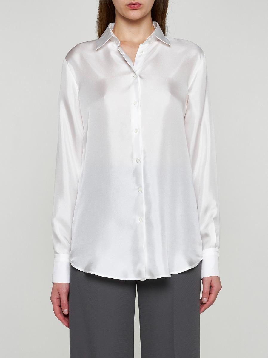 BLANCA VITA Camicia Catalpa in seta In Vendita