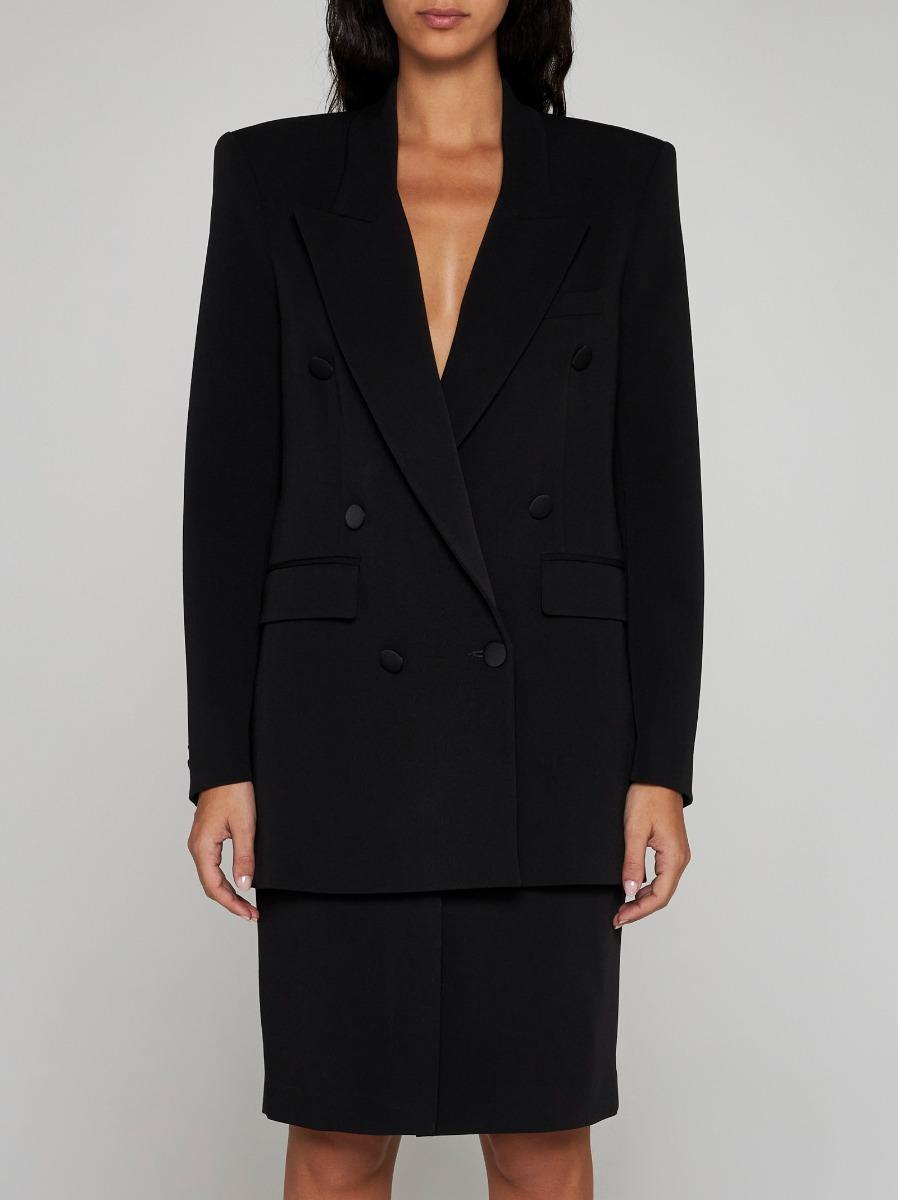 BLANCA VITA Blazer doppiopetto Glicy misto viscosa Vendita Calda
