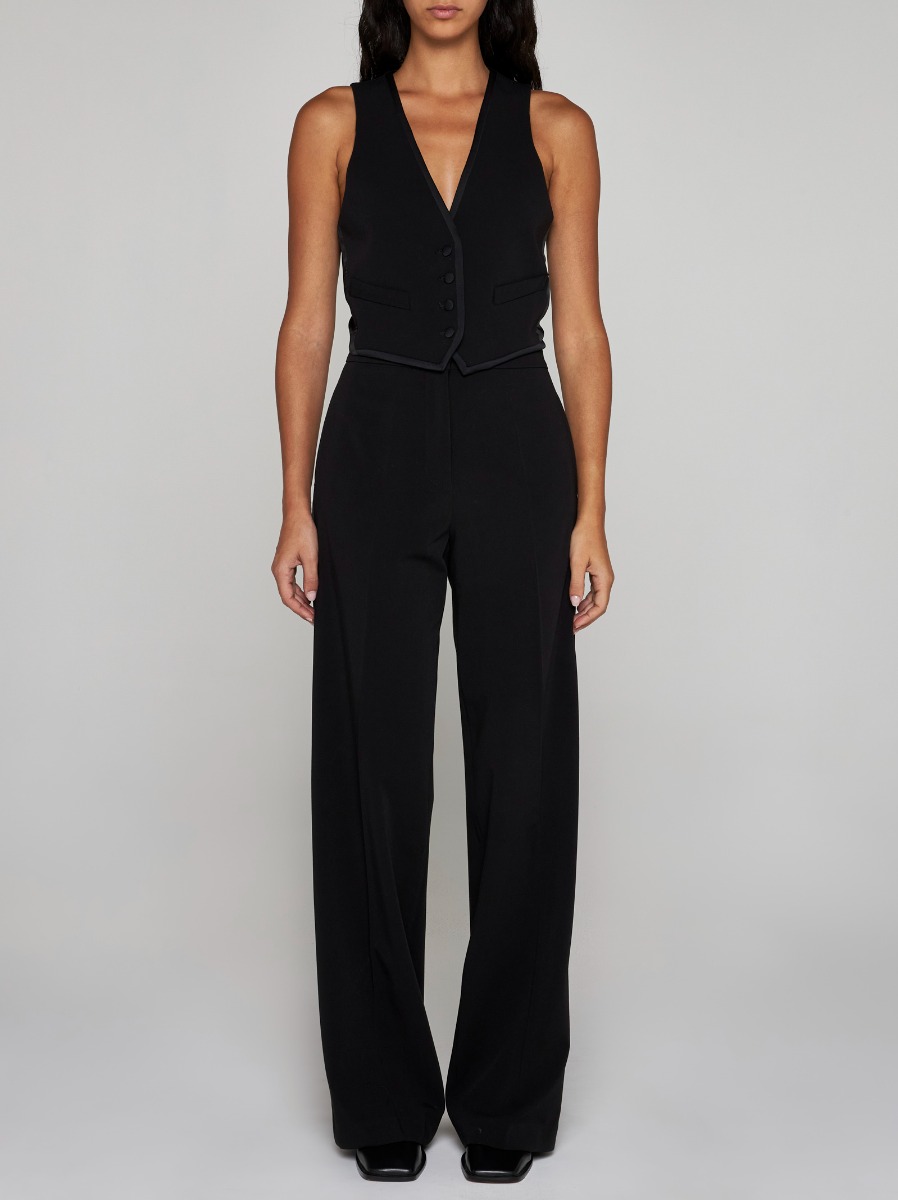 BLANCA VITA Pantaloni palazzo Persea misto viscosa In Saldo