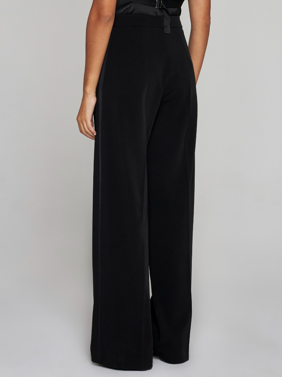 BLANCA VITA Pantaloni palazzo Persea misto viscosa In Saldo