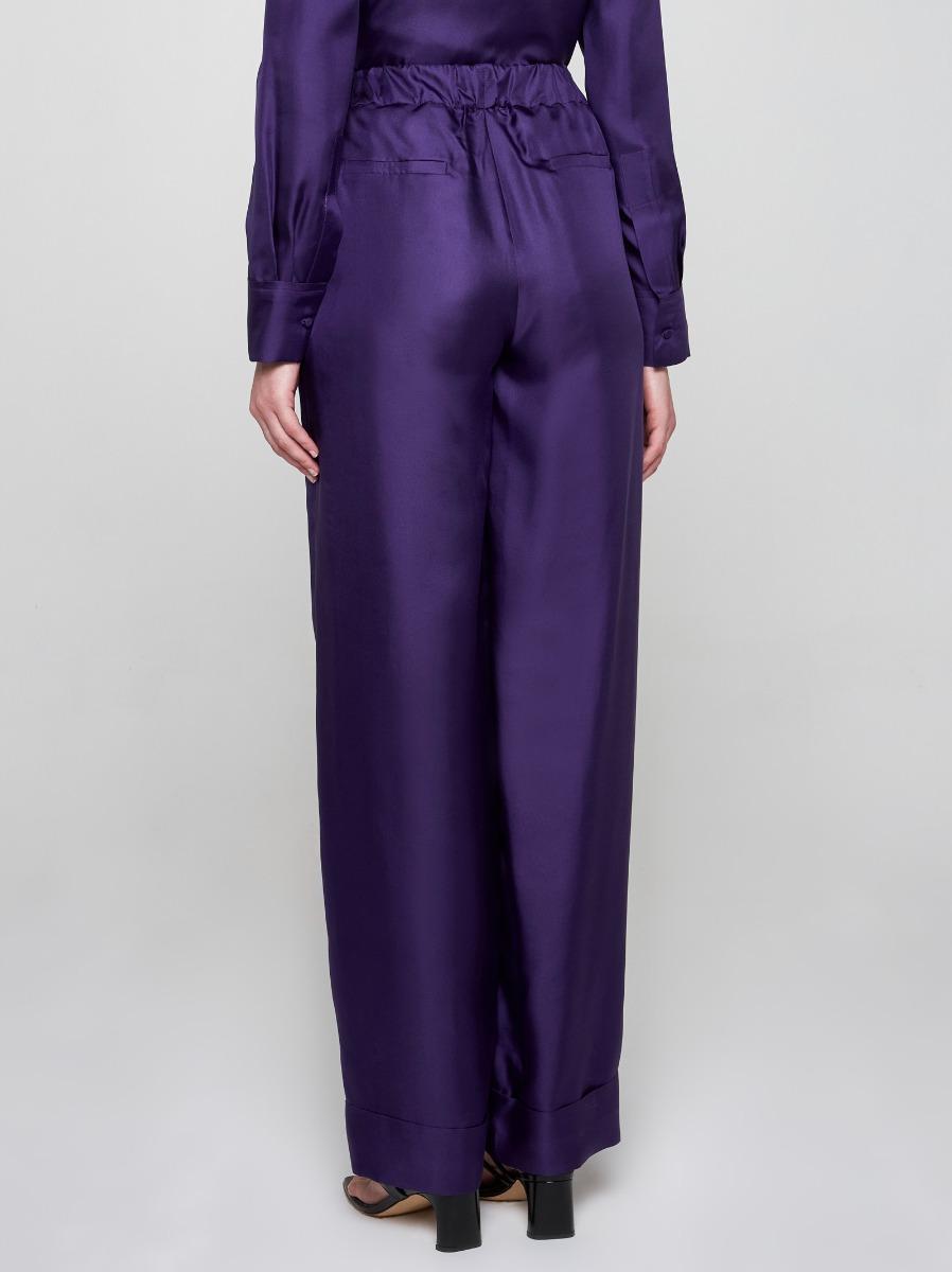 BLANCA VITA Pantaloni Petroy in seta Nuova