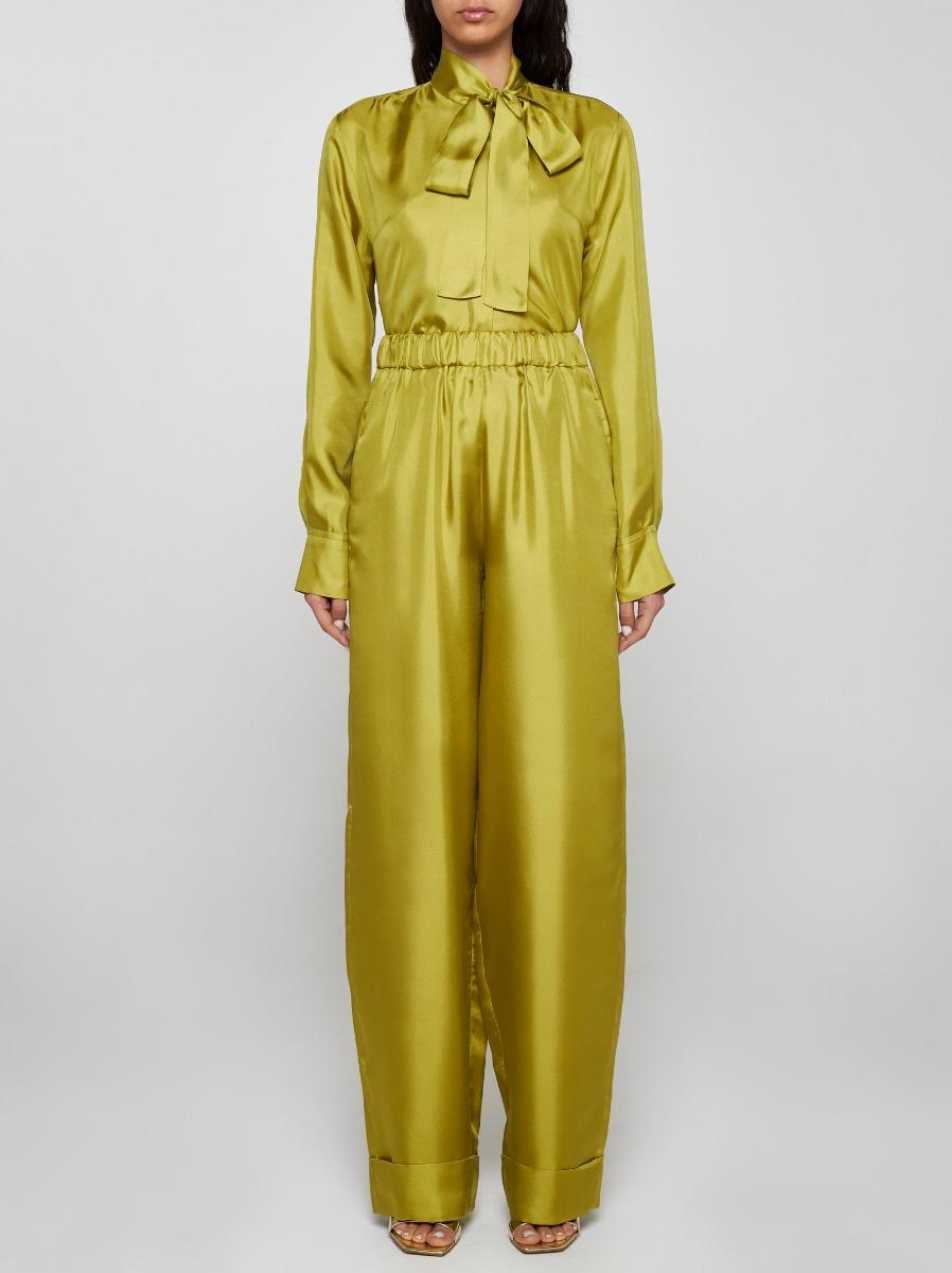BLANCA VITA Pantaloni Petroy in seta 2025