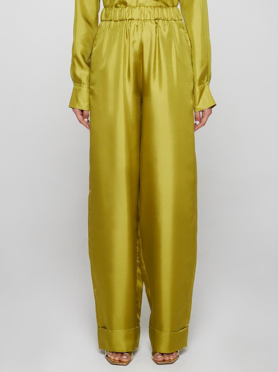 BLANCA VITA Pantaloni Petroy in seta 2025