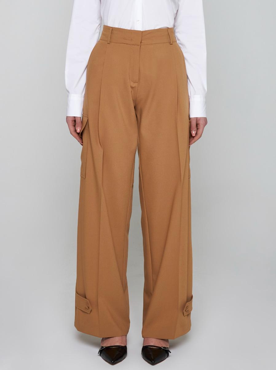 BLANCA VITA Pantaloni cargo Philody in seta Italy