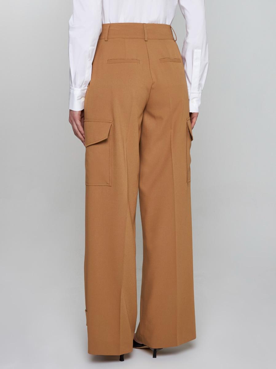 BLANCA VITA Pantaloni cargo Philody in seta Italy