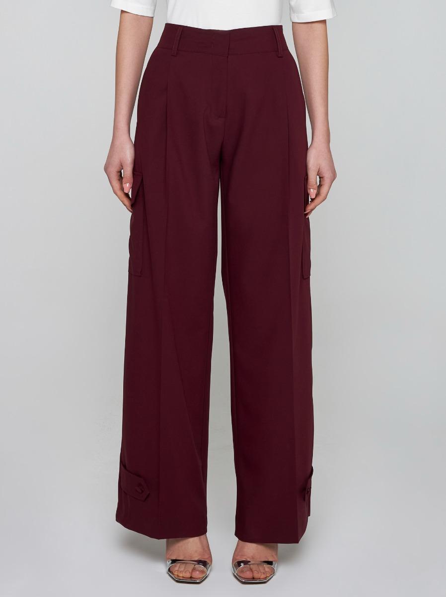 BLANCA VITA Pantaloni cargo Philody in seta Italia