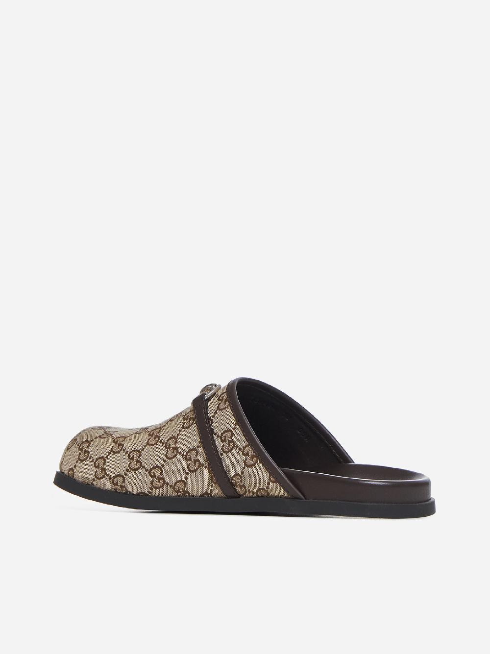 GUCCI Mules in tessuto GG Prezzo Ridotto