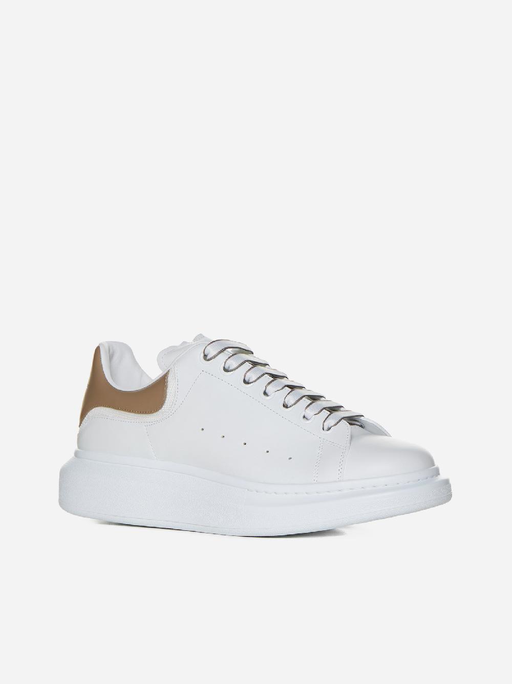 ALEXANDER MCQUEEN Sneakers Oversize in pelle Vendita Economica