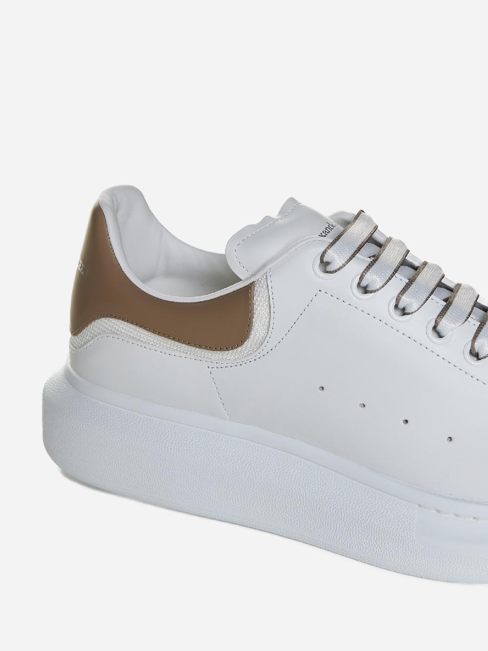 ALEXANDER MCQUEEN Sneakers Oversize in pelle Vendita Economica