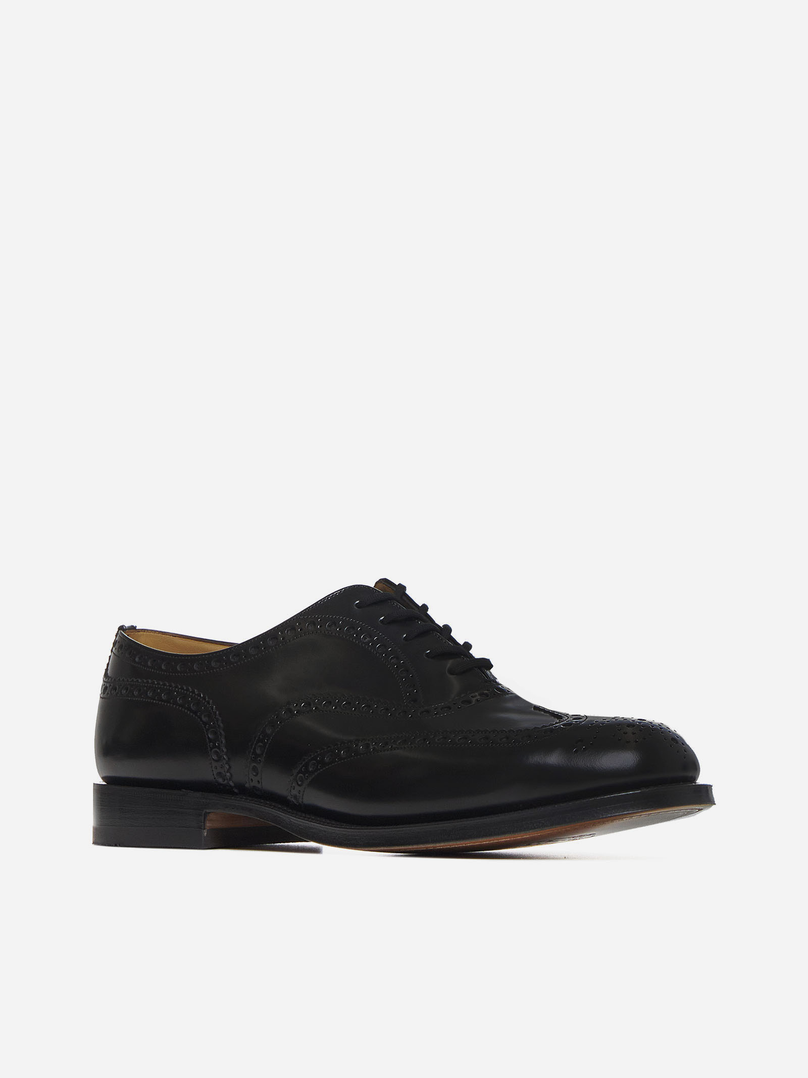 CHURCH'S Oxford Brogue Burwood in pelle Saldi Di Fabbrica