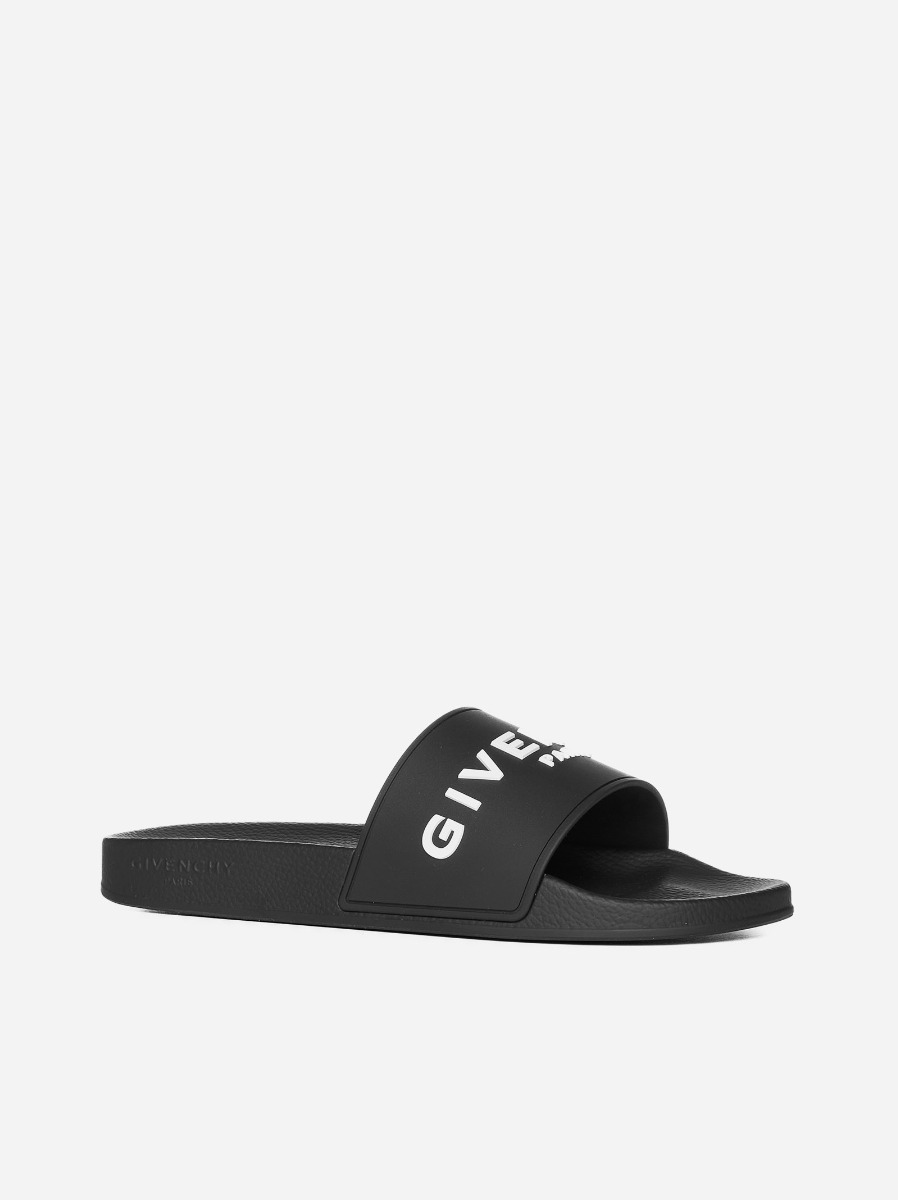 GIVENCHY Slides flat in gomma con logo I Più Venduti