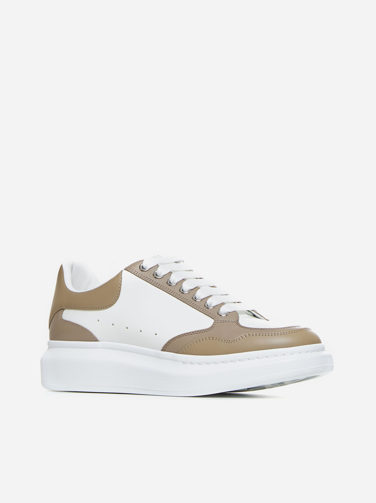 ALEXANDER MCQUEEN Sneakers Oversize in pelle In Saldo