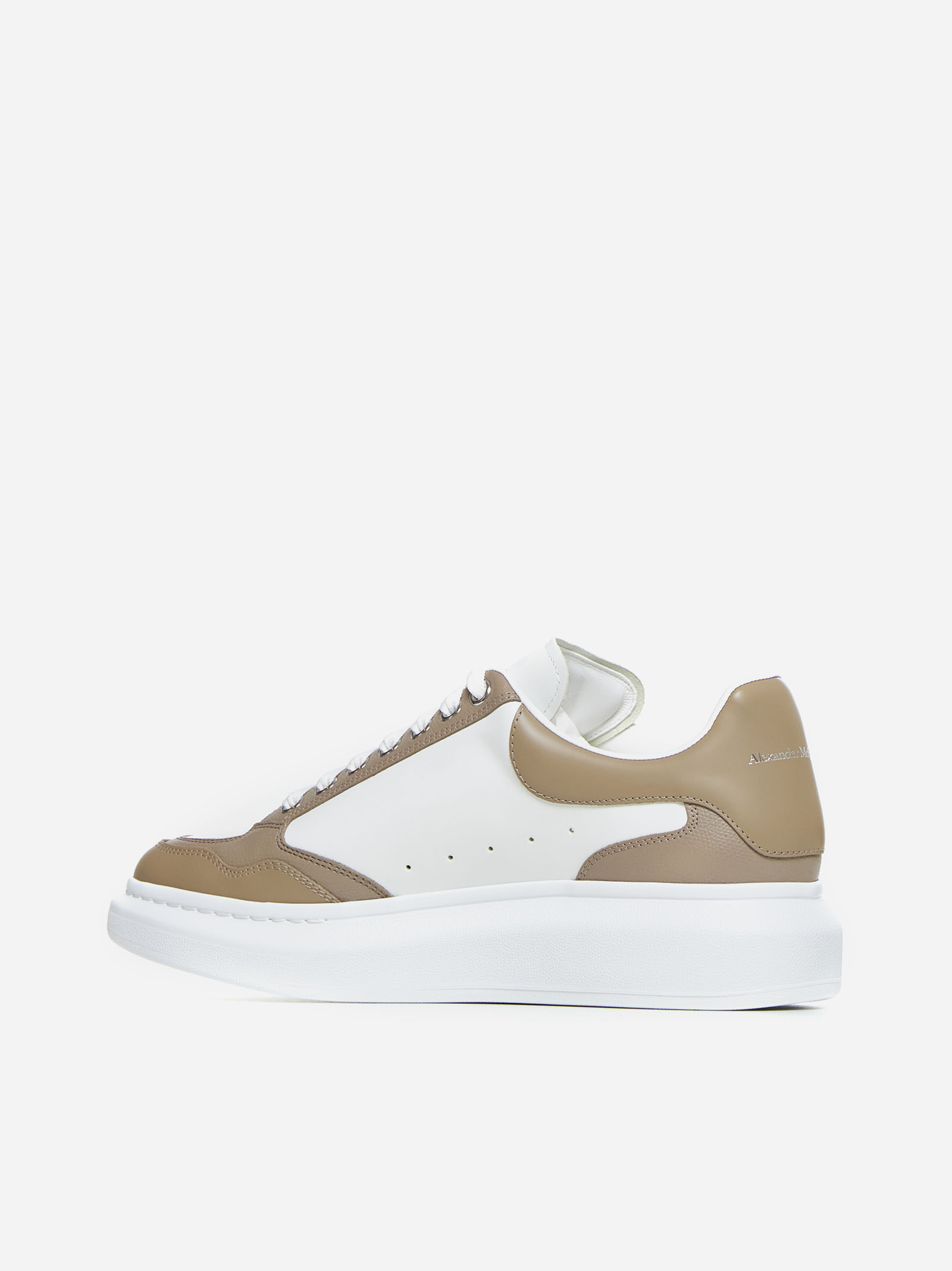 ALEXANDER MCQUEEN Sneakers Oversize in pelle In Saldo