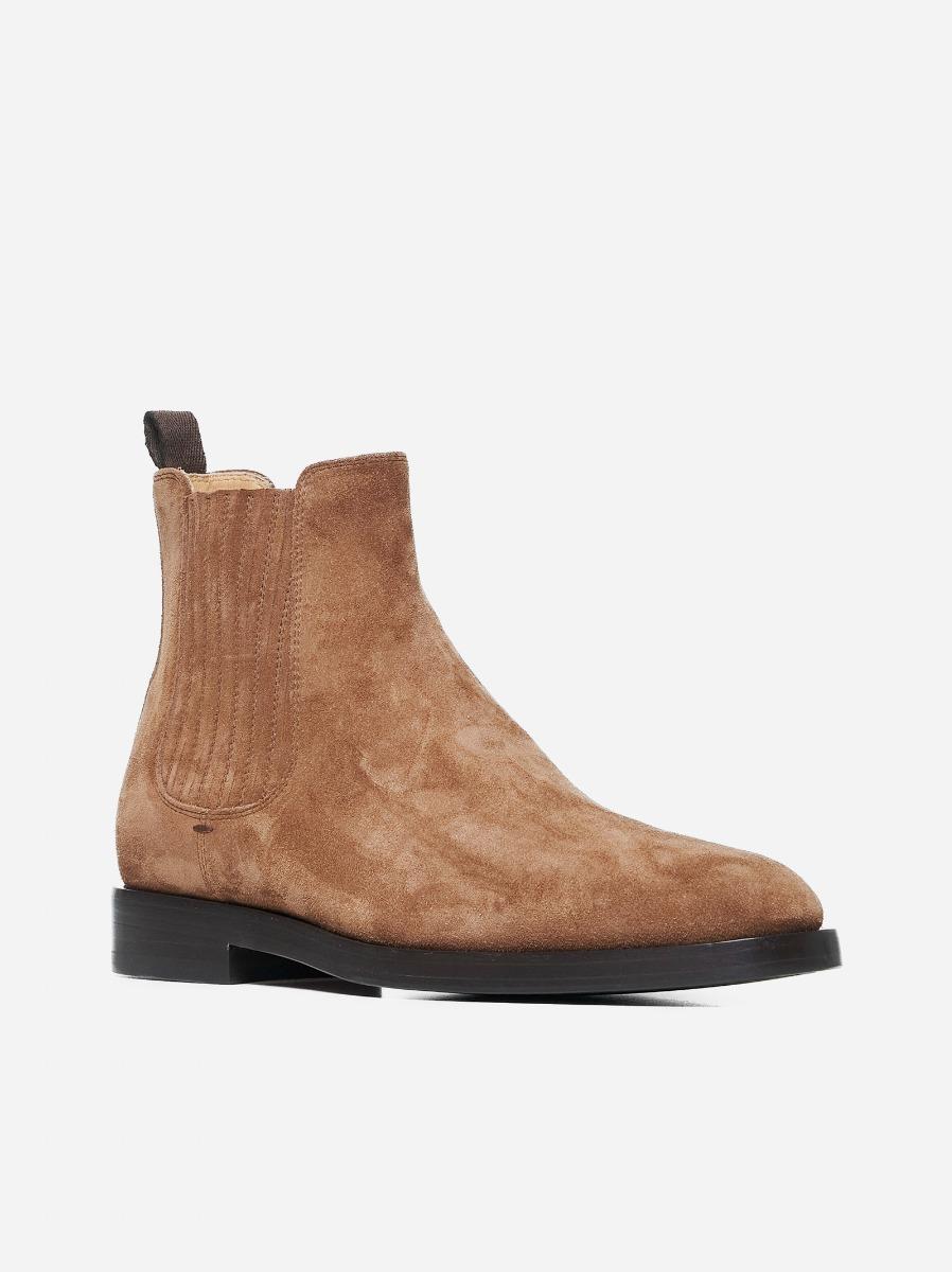BRUNELLO CUCINELLI Stivaletti Chelsea in suede 2025