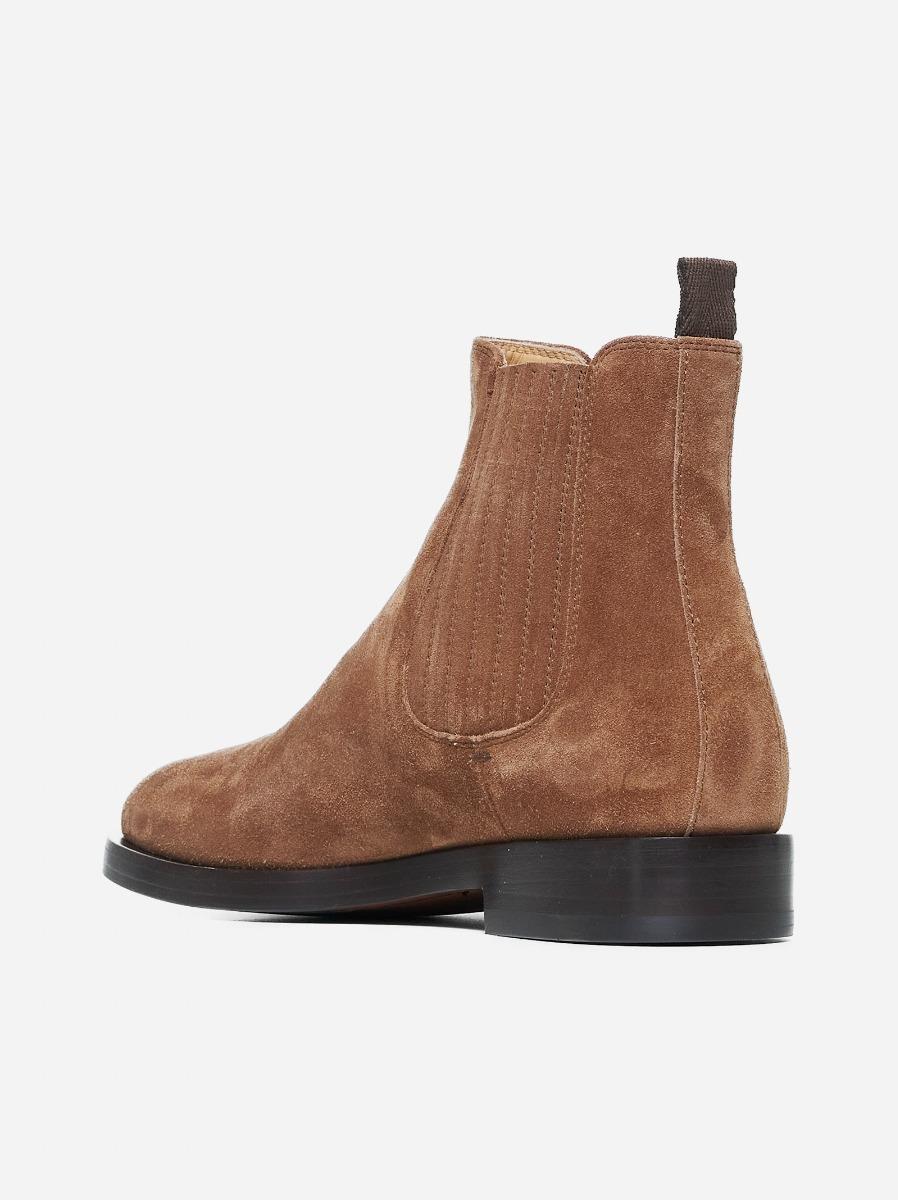 BRUNELLO CUCINELLI Stivaletti Chelsea in suede 2025