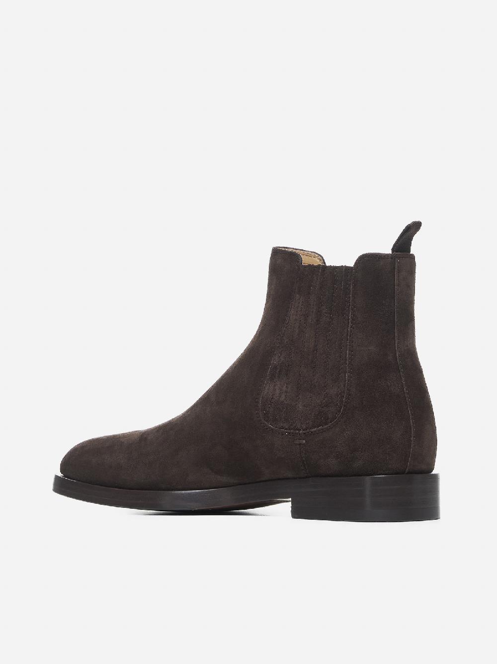 BRUNELLO CUCINELLI Stivaletti Chelsea in suede Nuovo