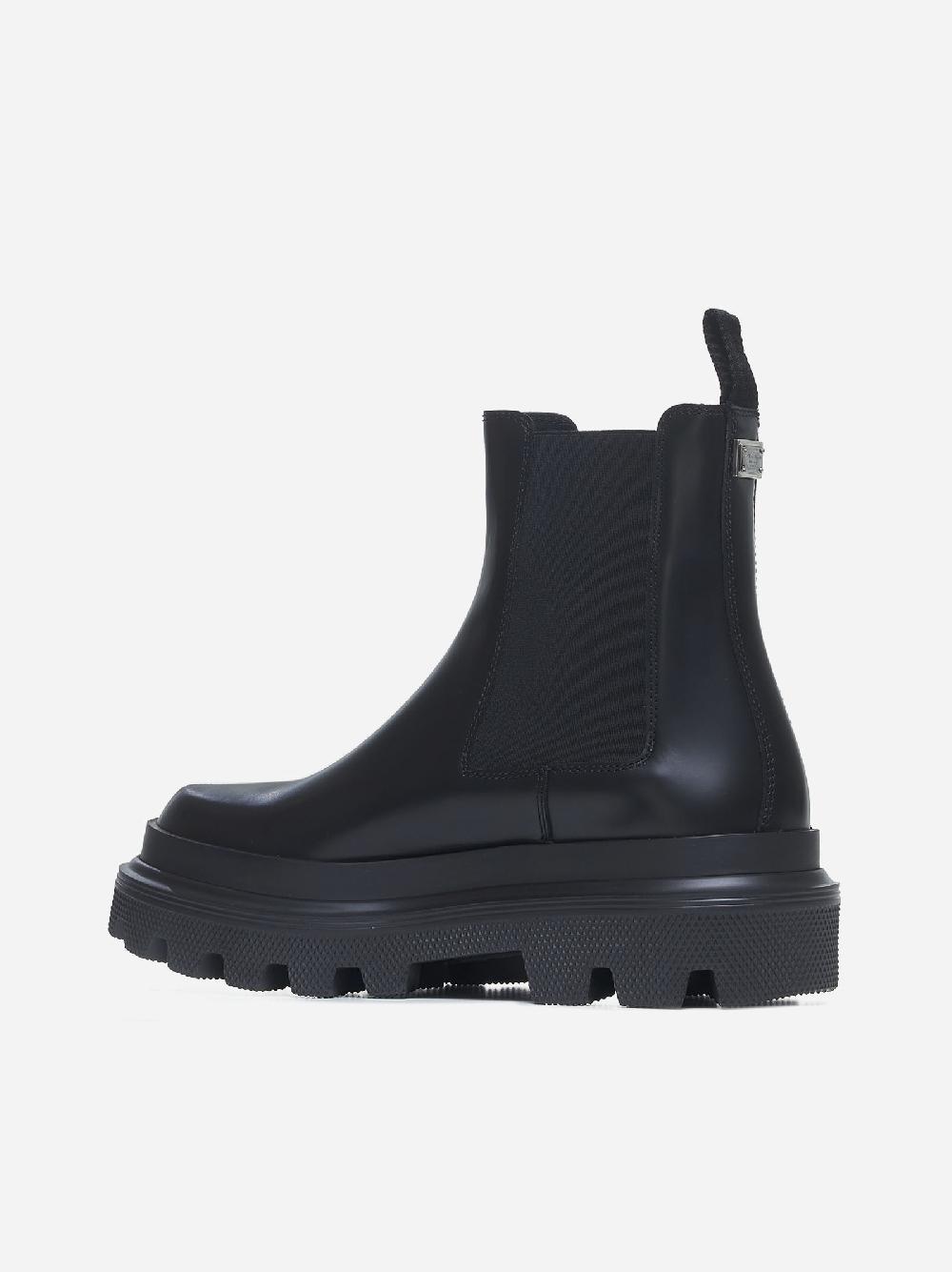 DOLCE & GABBANA Stivaletti Trekking in pelle Spedizione Gratuita