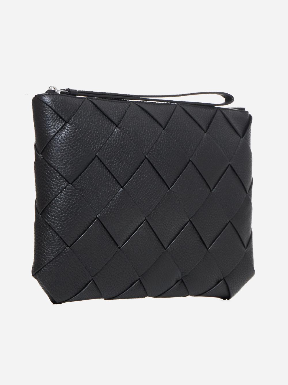 BOTTEGA VENETA Pochette grande Diago in pelle Intreccio Vendita Calda