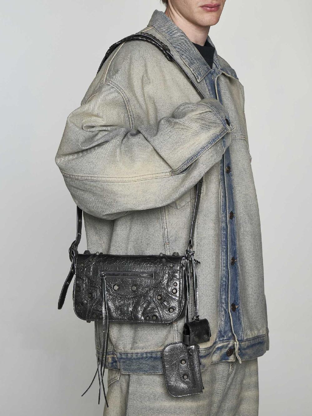 BALENCIAGA Borsa Le Cagole Men XS in pelle Vendita Economica