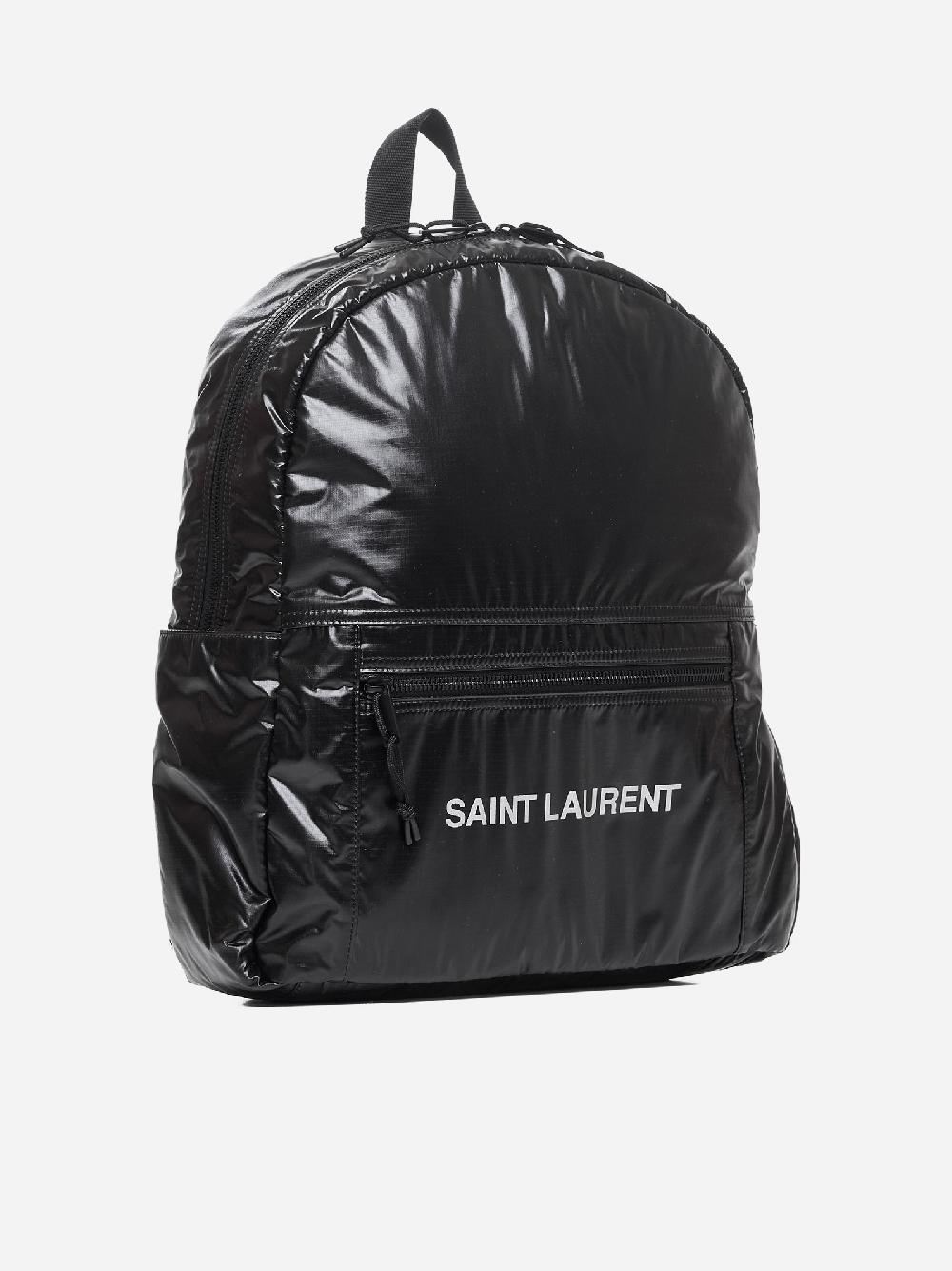 SAINT LAURENT Zaino Nuxx in nylon con logo Nuova