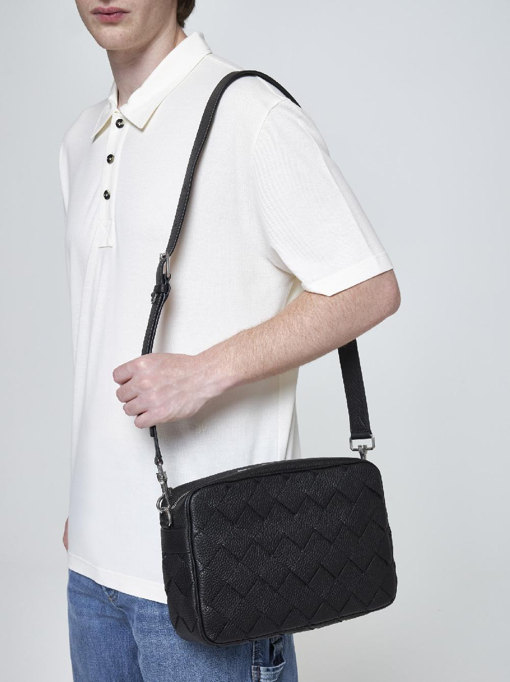 BOTTEGA VENETA Borsa a spalla media in pelle Intrecciato Italy