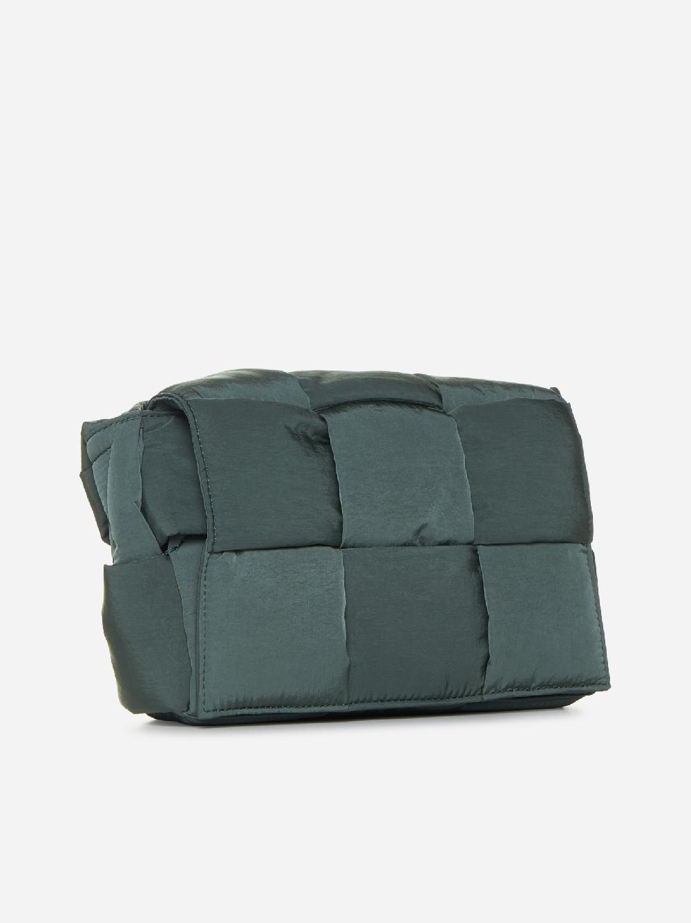 BOTTEGA VENETA Borsa Cassette piccola in nylon Intreccio Promozione Limitata