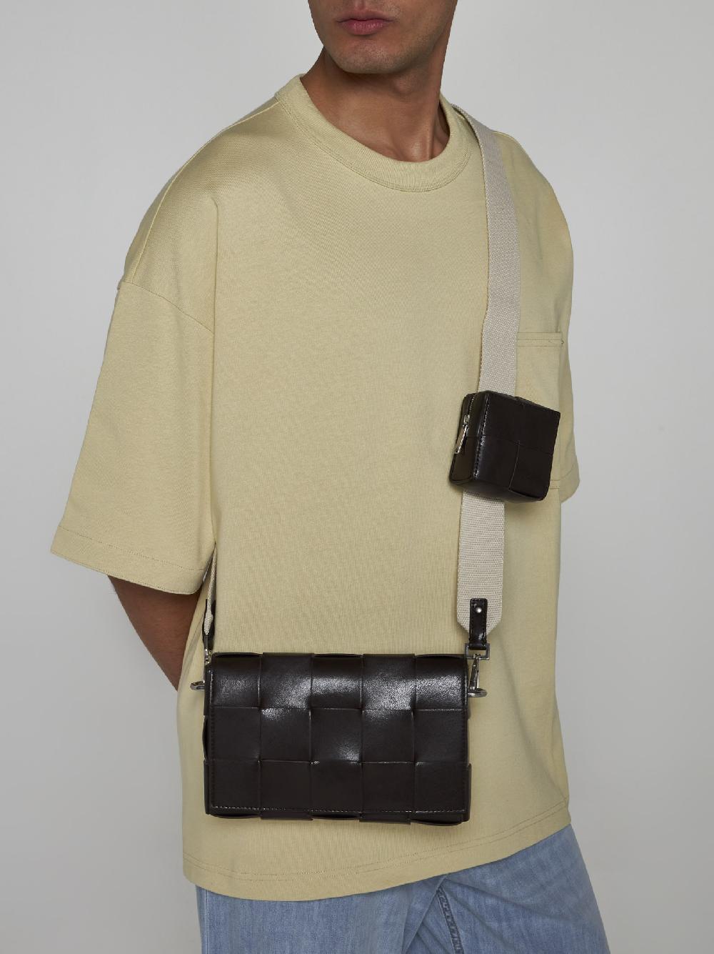 BOTTEGA VENETA Borsa Cassette On Strap in pelle Intrecciato Fino Al -60%