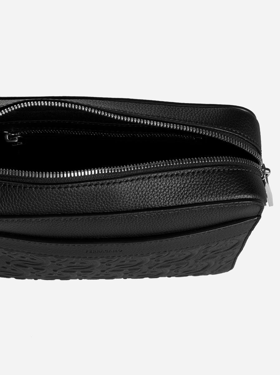FERRAGAMO Borsa Travel in pelle Gancini Shopping Online