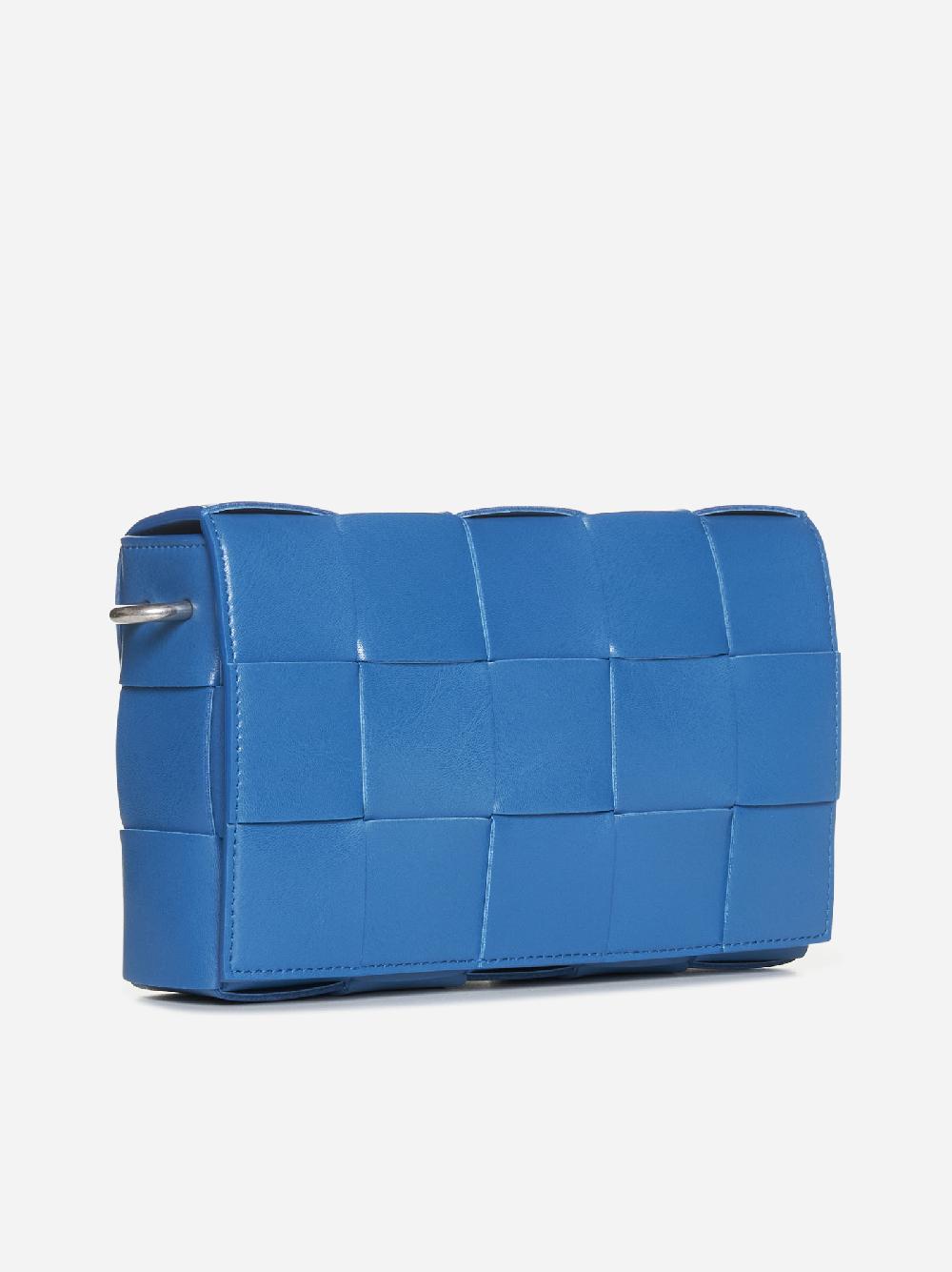 BOTTEGA VENETA Borsa Cassette On Strap in pelle Intrecciato Affare Del Giorno