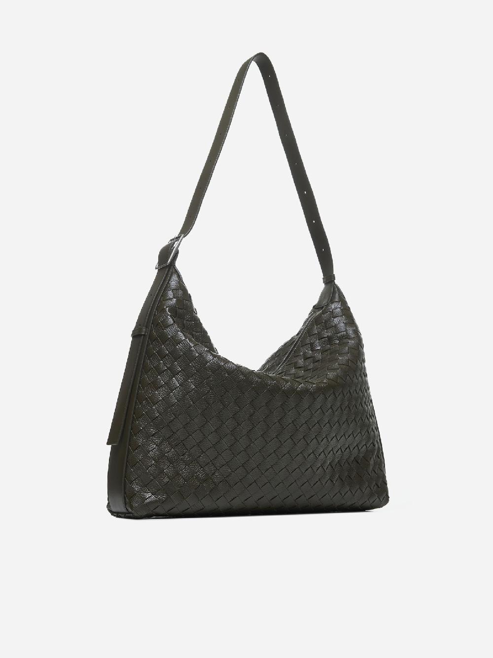BOTTEGA VENETA Borsa hobo Traveller in pelle Intrecciato In Vendita