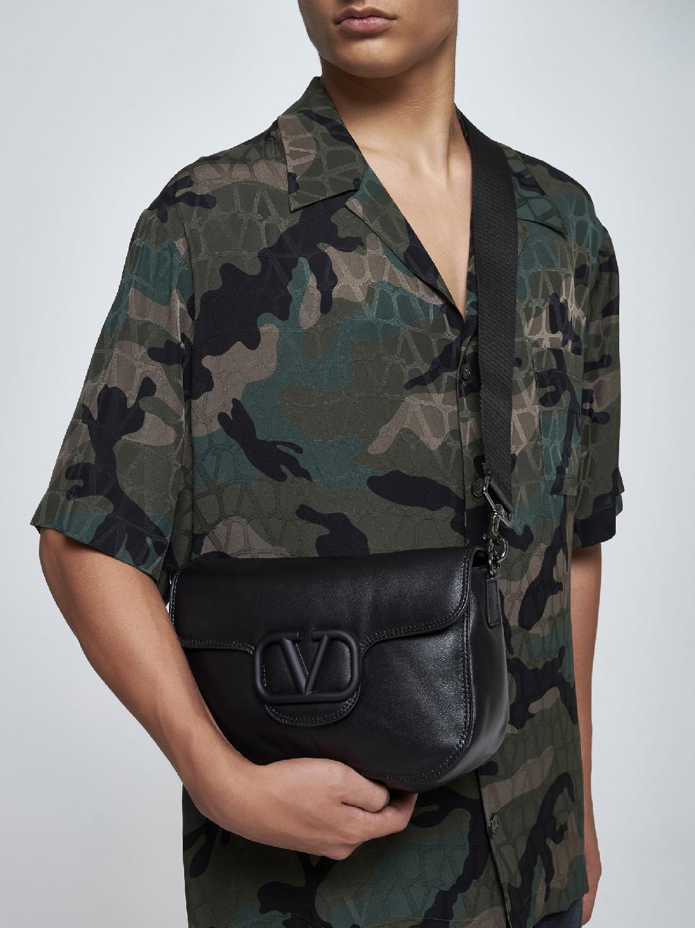 VALENTINO GARAVANI Borsa a tracolla Noir in nappa Offerte
