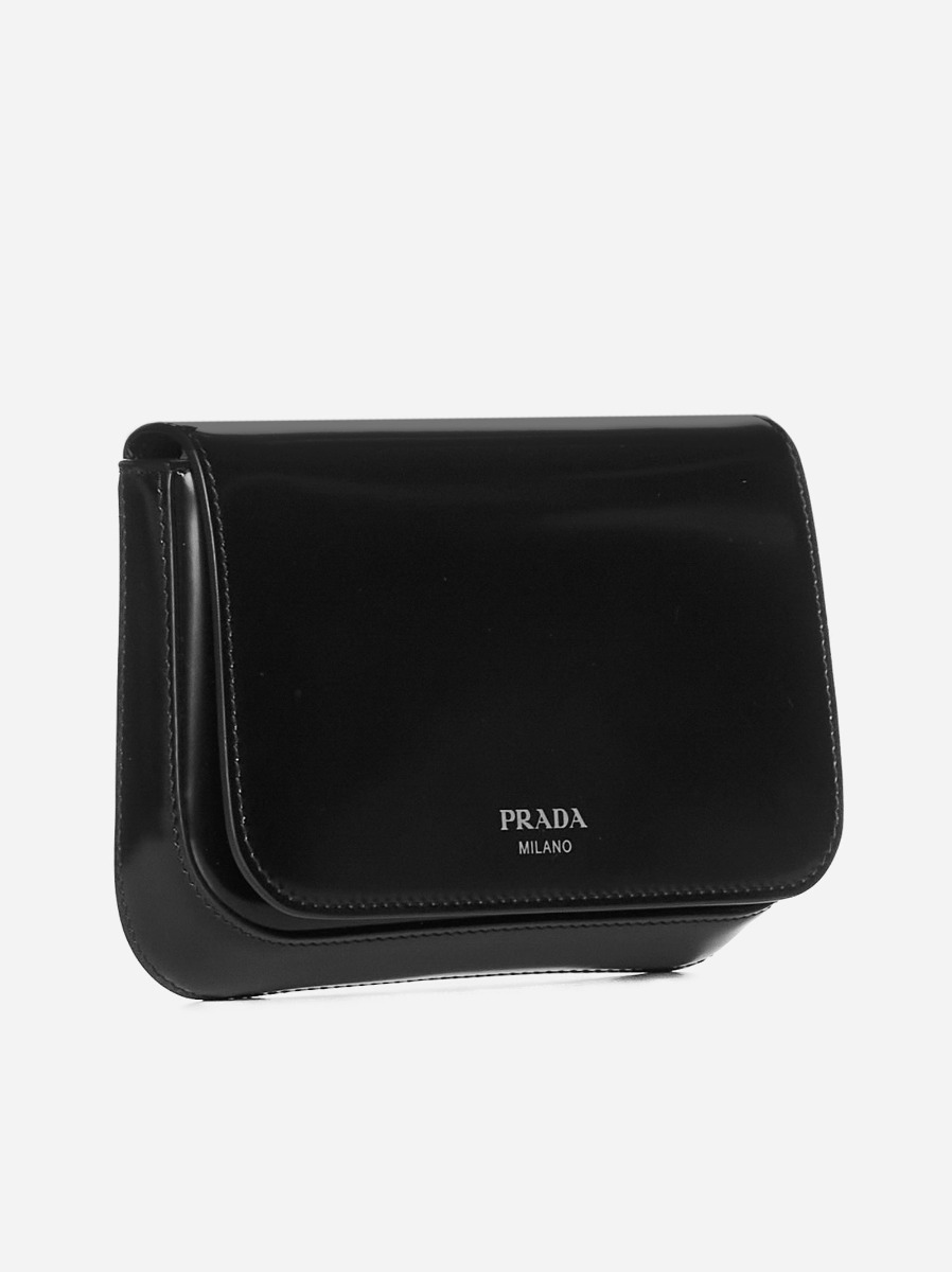 PRADA Borsa a tracolla in pelle Saldi Di Fabbrica