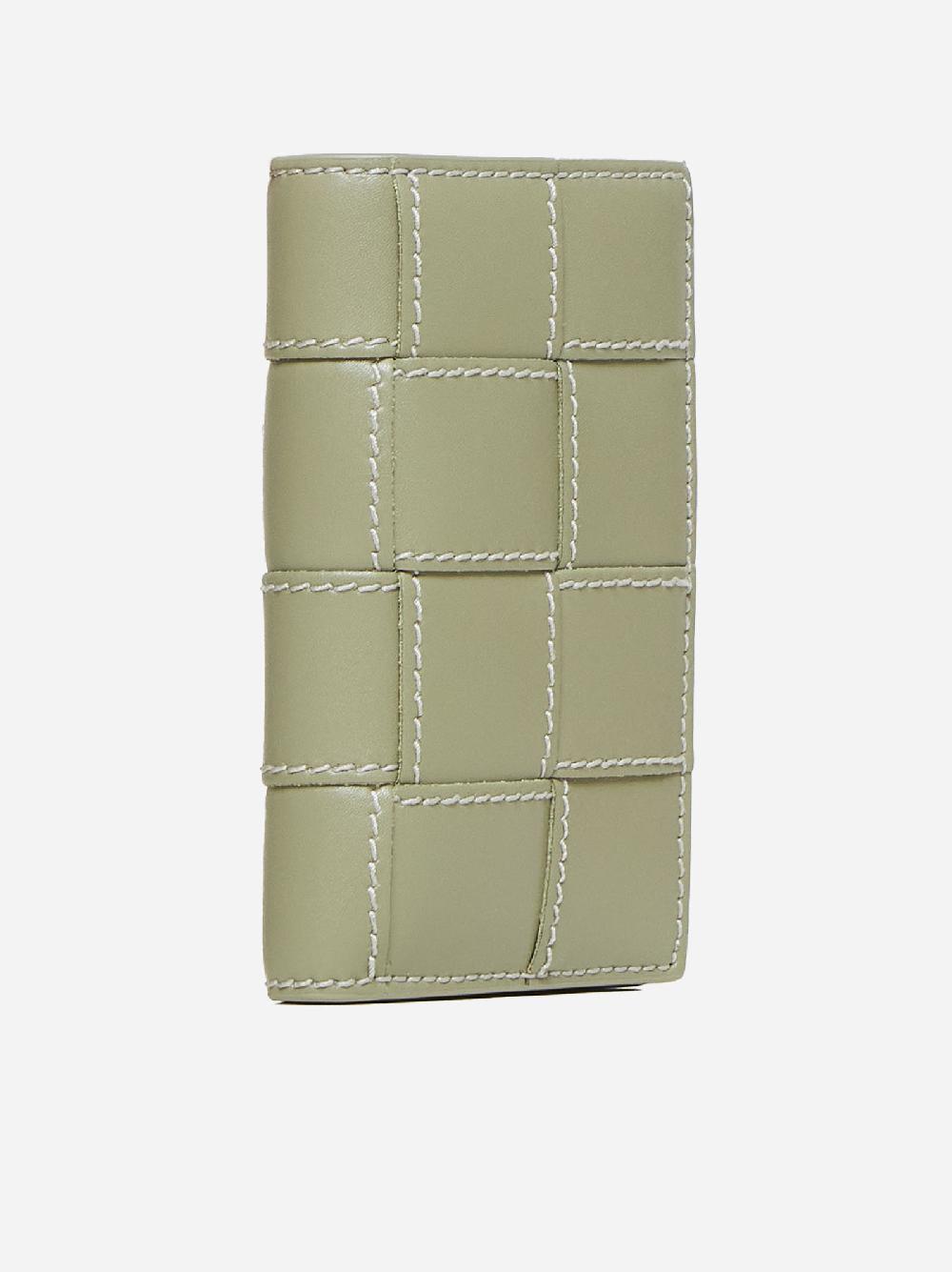 BOTTEGA VENETA Portafoglio Cassette medio in pelle Intreccio In Saldo
