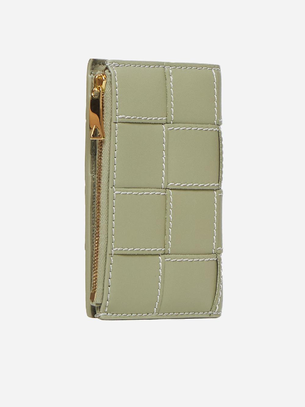 BOTTEGA VENETA Portafoglio Cassette medio in pelle Intreccio In Saldo