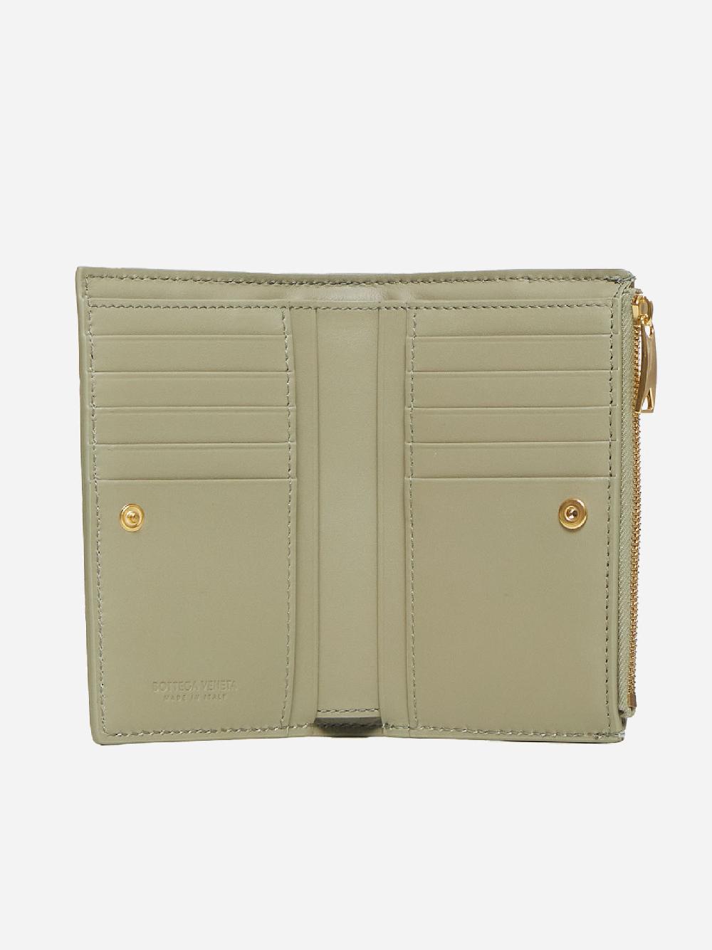BOTTEGA VENETA Portafoglio Cassette medio in pelle Intreccio In Saldo