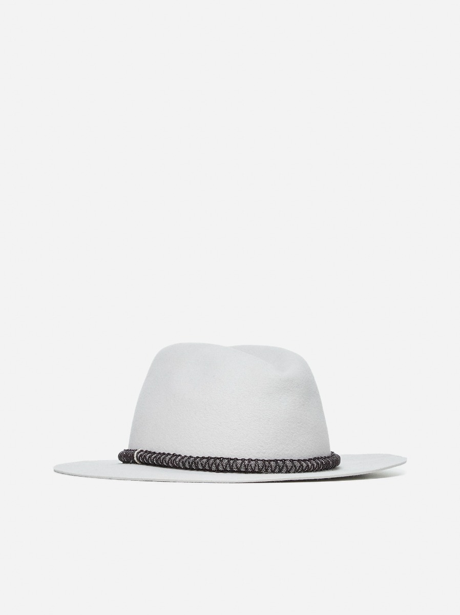 BRUNELLO CUCINELLI Cappello fedora in feltro Affare Del Giorno