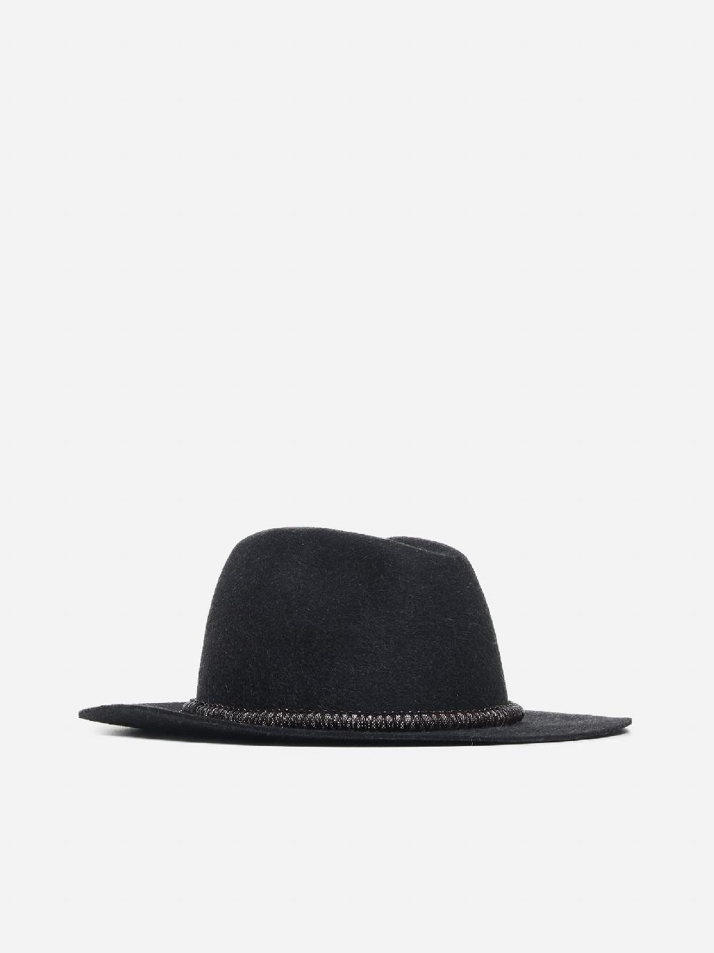 BRUNELLO CUCINELLI Cappello fedora in feltro Convenienza