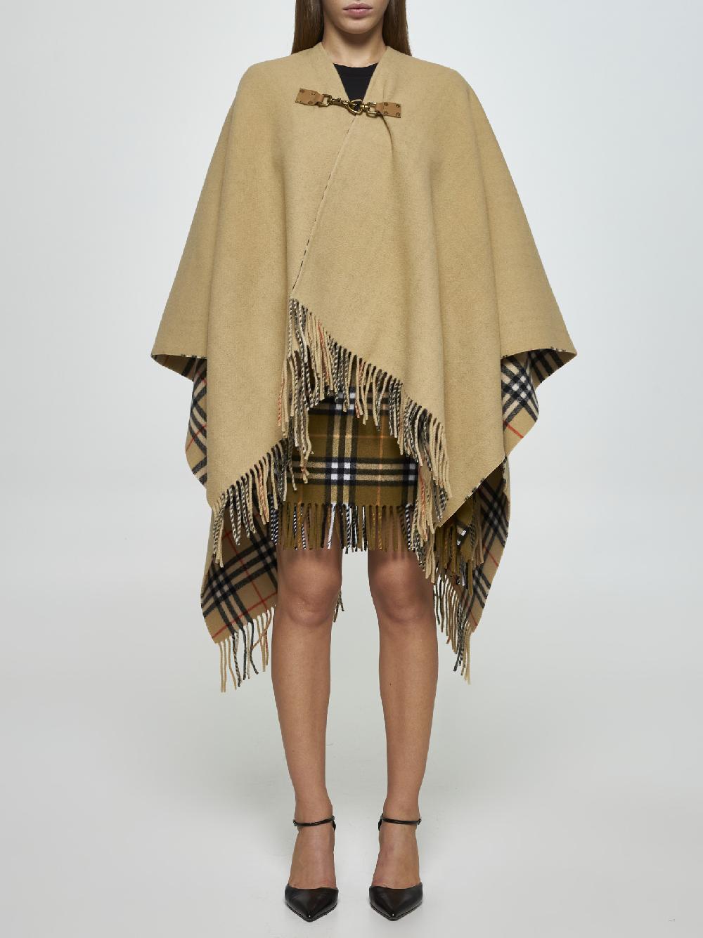 BURBERRY Cappa double-face in lana 2025