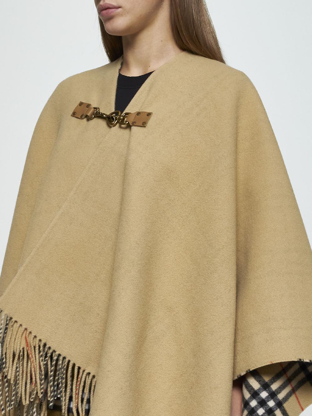 BURBERRY Cappa double-face in lana 2025