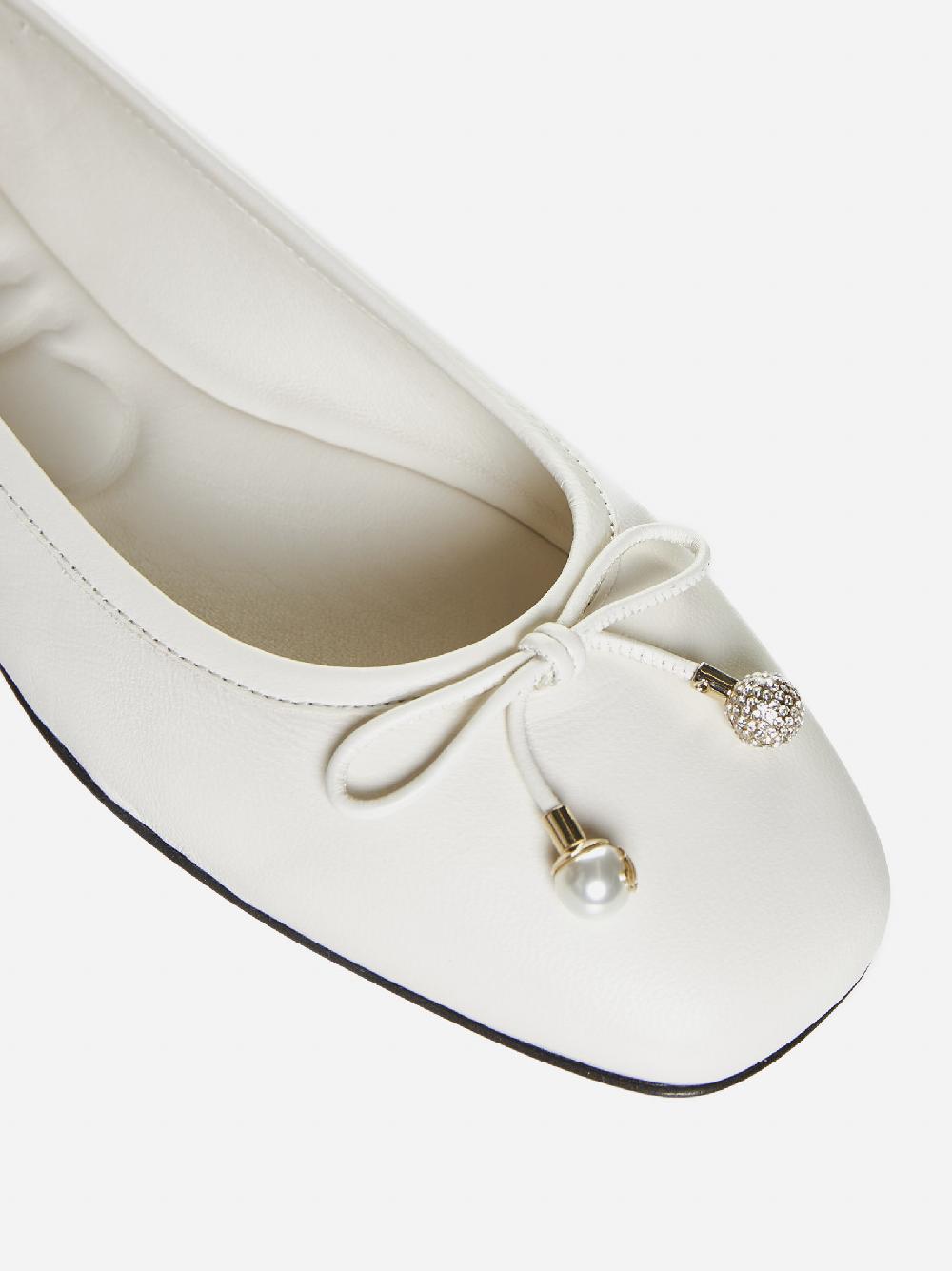 JIMMY CHOO Ballerine Elme in pelle Affare Del Giorno